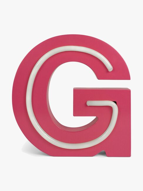 POPP Bogstavslampe G, Lyserød