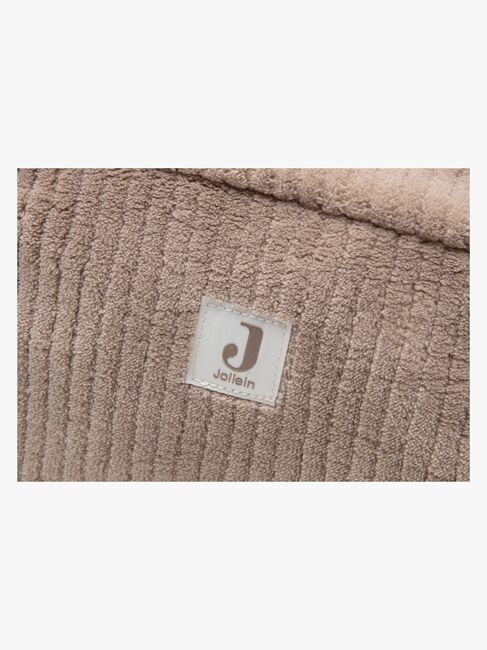 Jollein Cloudy Rib Toilettaske, Milky Coffee