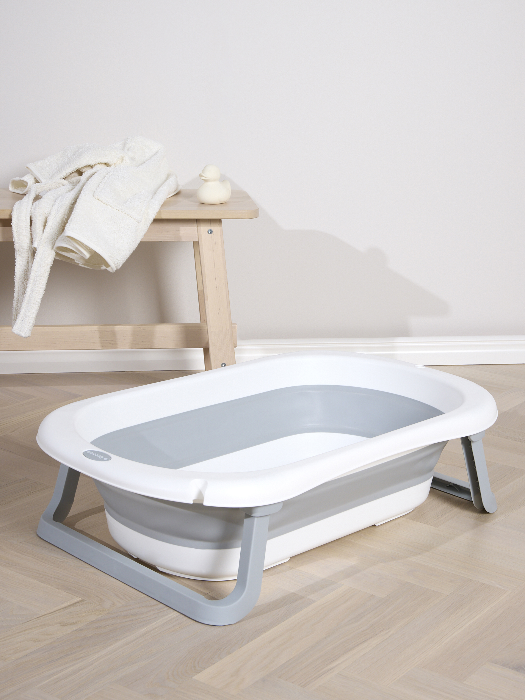 Beemoo CARE Assist Sammenklappelig CARE Assist Badekar, White/Grey