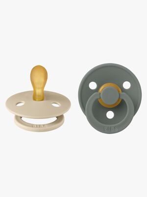 BIBS Colour Sutter 2-Pak Latex Str. 1, Vanilla/Pine