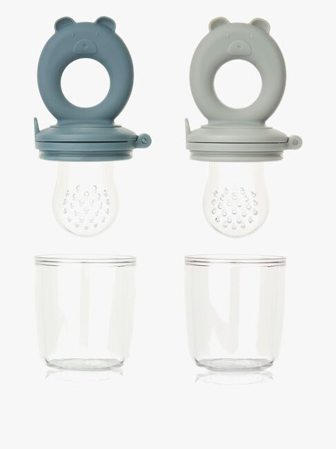 LIEWOOD Miranda Feeder 2-Pak, Whale Blue/Dove Blue