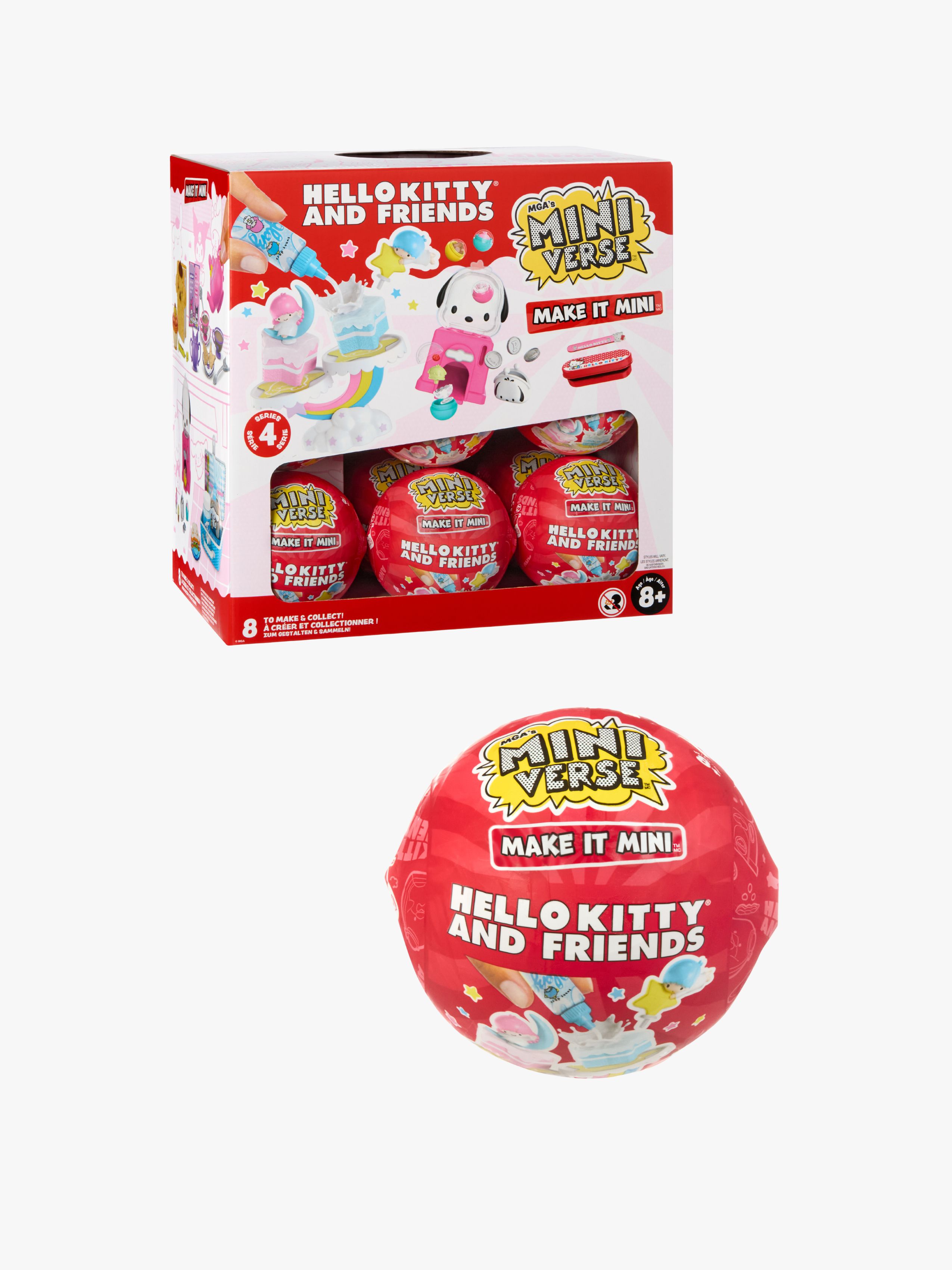 MGA's Miniverse Make It Mini Hello kitty S4 Legetøjssæt