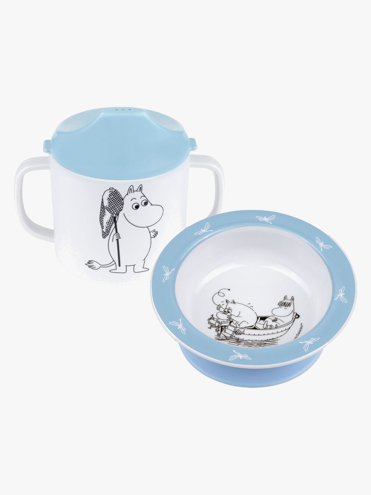 Mumitroldene Vand & Bad Spisesæt 2 Dele, Blå