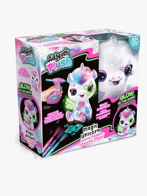 Style 4 Ever Airbrush Bamse Selvlysende Enhjørning