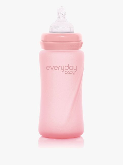 Everyday Baby Sutteflaske Glas 240 ml, Lyserød