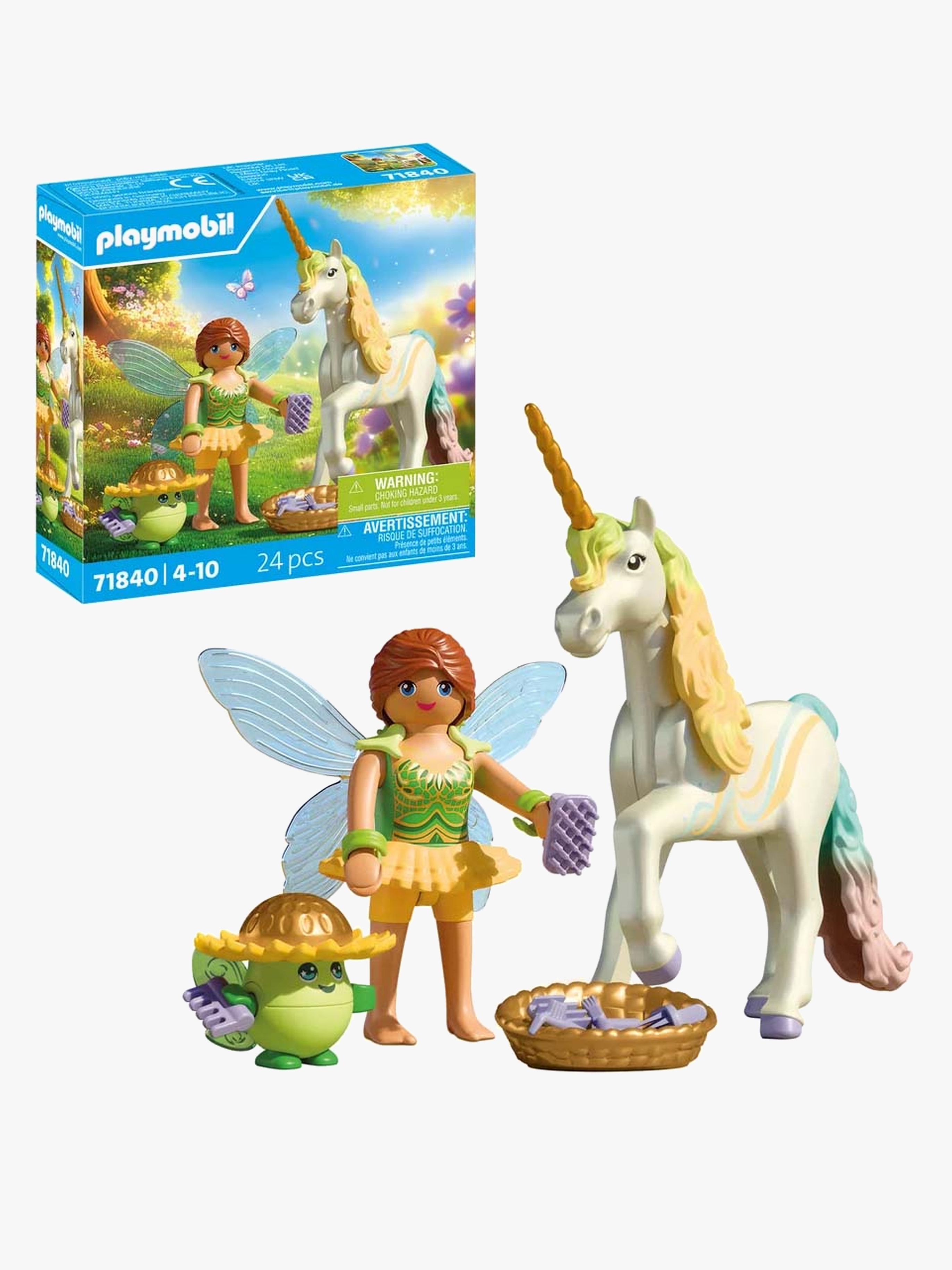 Playmobil Fantasy & Magic 71840 Samlerenhjørning: Regnbueblomst med fe
