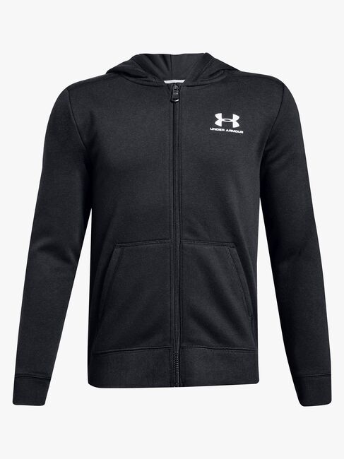 Under Armour Fleece FZ Hættetrøje, Black