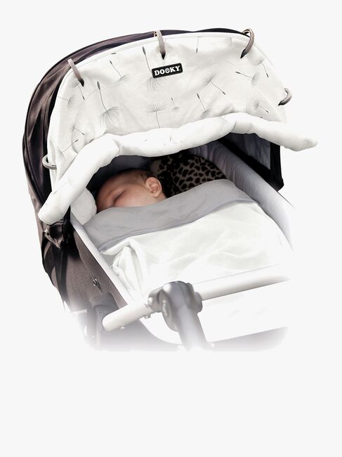 Dooky Universalt Sol- & Regnslag Dandelion, Hvid