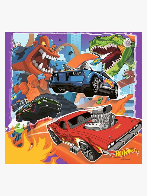 Ravensburger Puslespil Hot Wheels 3x49 Brikker