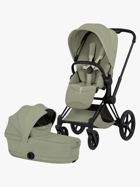Cybex PRIAM Style Duovogn, Matt Black/Sage Green 915599.jpg