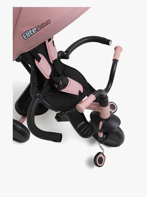 QPlay Elite Platinum Trehjulet Cykel, Pink