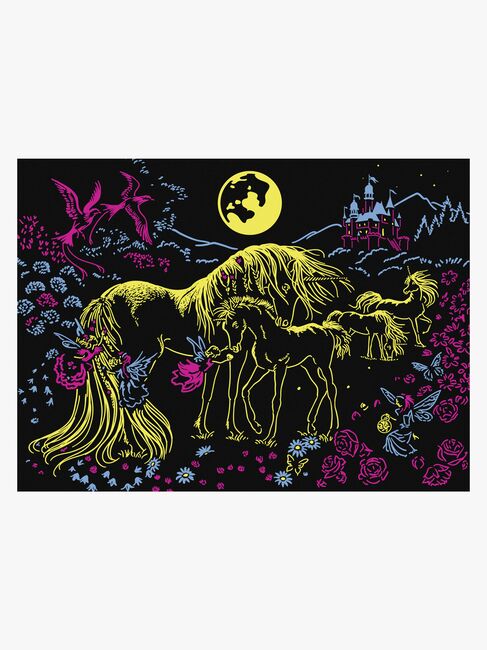 Ravensburger Puslespil Enhjørninger I Måneskinnet 100 Brikker