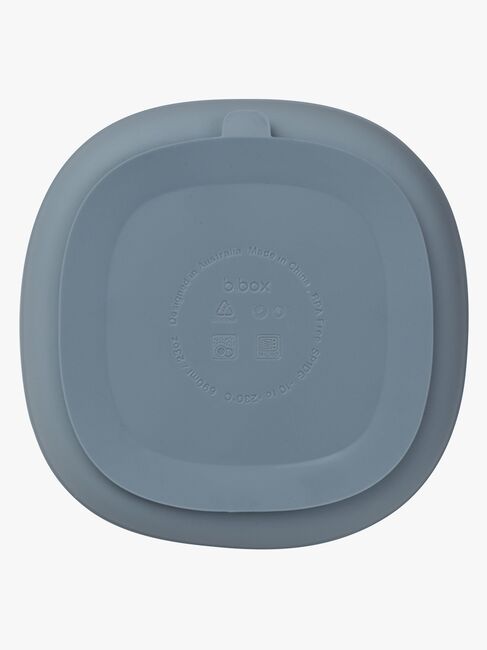 b.box Tallerken med Låg Silikone, Ocean