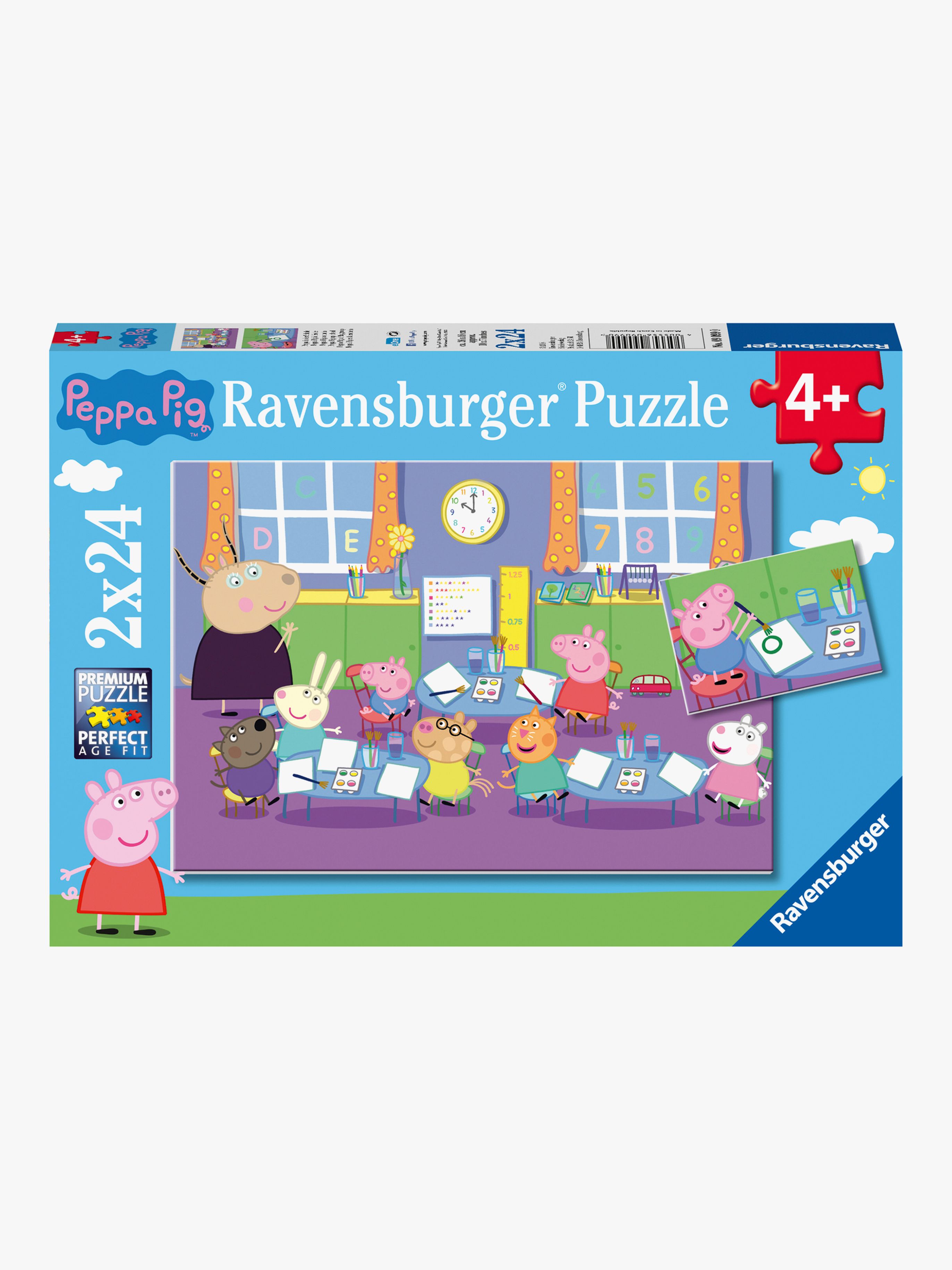 Ravensburger Puslespil Gurli Gris, 2X24 Brikker