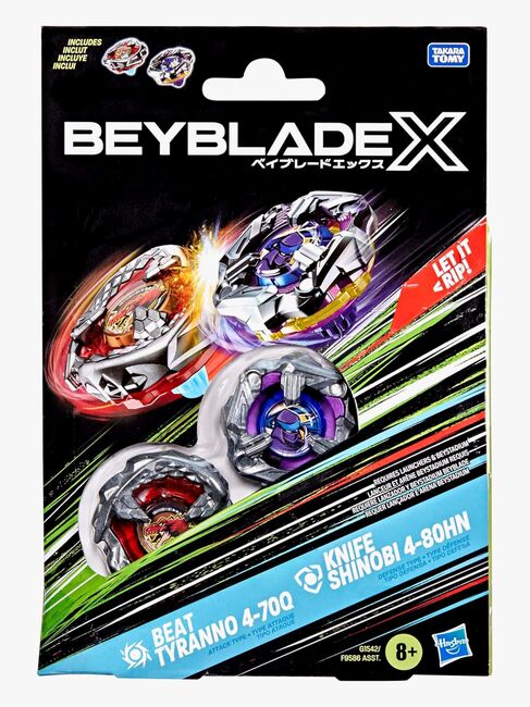 Beyblade Beat Tyranno & Knife Shinobi Spinnere 2-pak