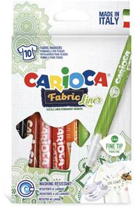 Carioca Tekstiltusser 10 Stk.