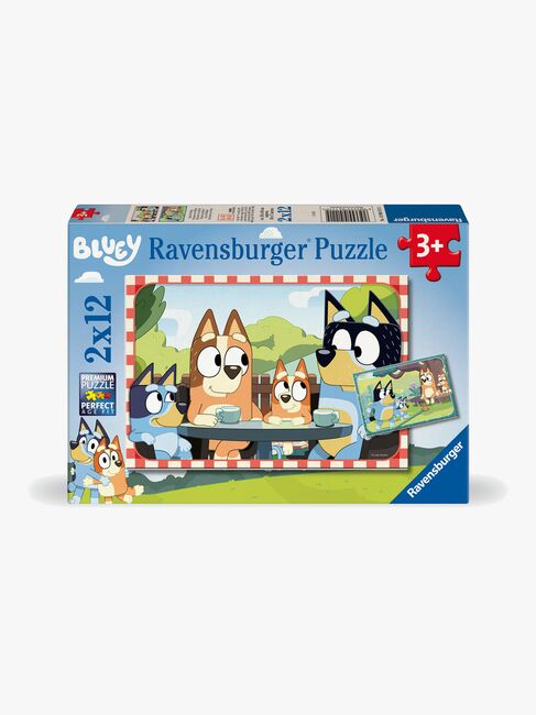 Ravensburger Bluey Puslespil 2x12 Brikker