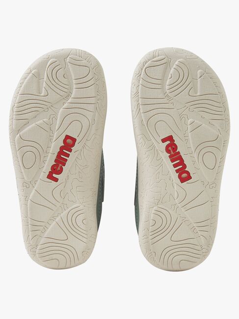 Reima Telmin Barefoot Sneakers, Stone Green