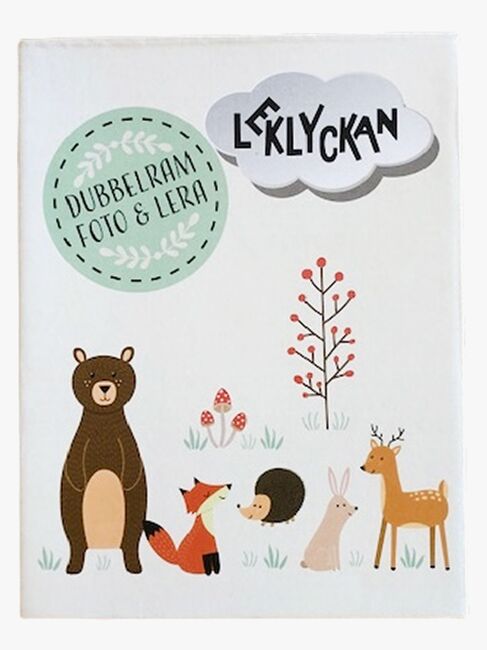 Leklyckan Ramme Clay Print, Hvid