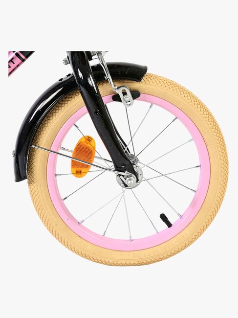 Volare Excellent Cykel med Kurv 14 Tommer, Sort