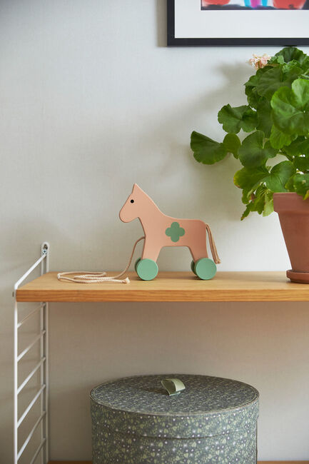 Kids Concept Trækdyr Hest Carl Larsson, Grøn