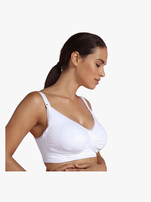 Carriwell Polstret Graviditets- & Amme-BH, Hvid