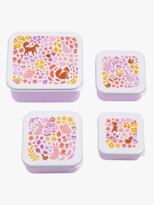 A Little Lovely Company Madkasse-sæt, Blomsterhave