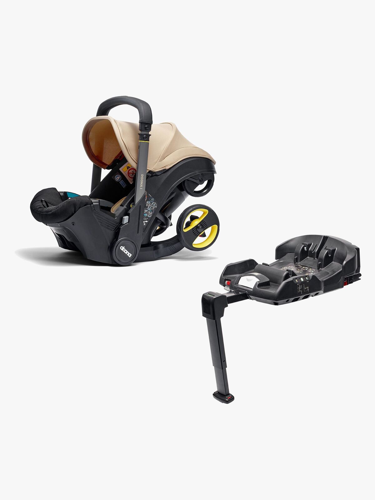 Doona i Autostol Baby inkl. ISOFIX-base, Sahara Sand