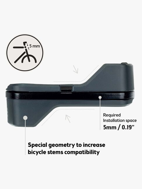 BoBike Exclusive Evolve Mini Frontmonteret Cykelstol Med Ahead-Adapter, Urban Black 8010700004- 4743_3c.jpg