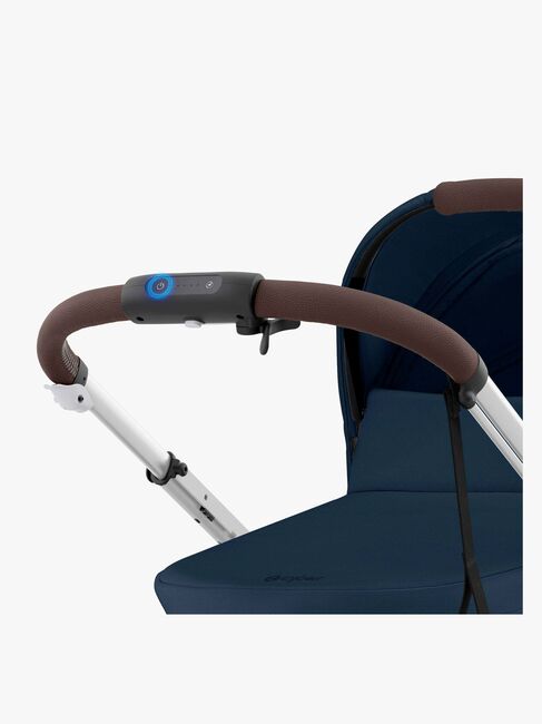 Cybex e-GAZELLE S Klapvogn, Ocean Blue/Silver