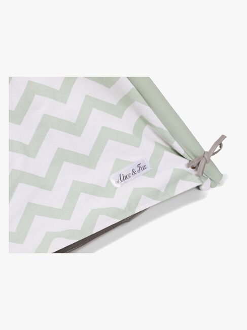 Alice & Fox Legetelt Tipi, Grøn/Hvid