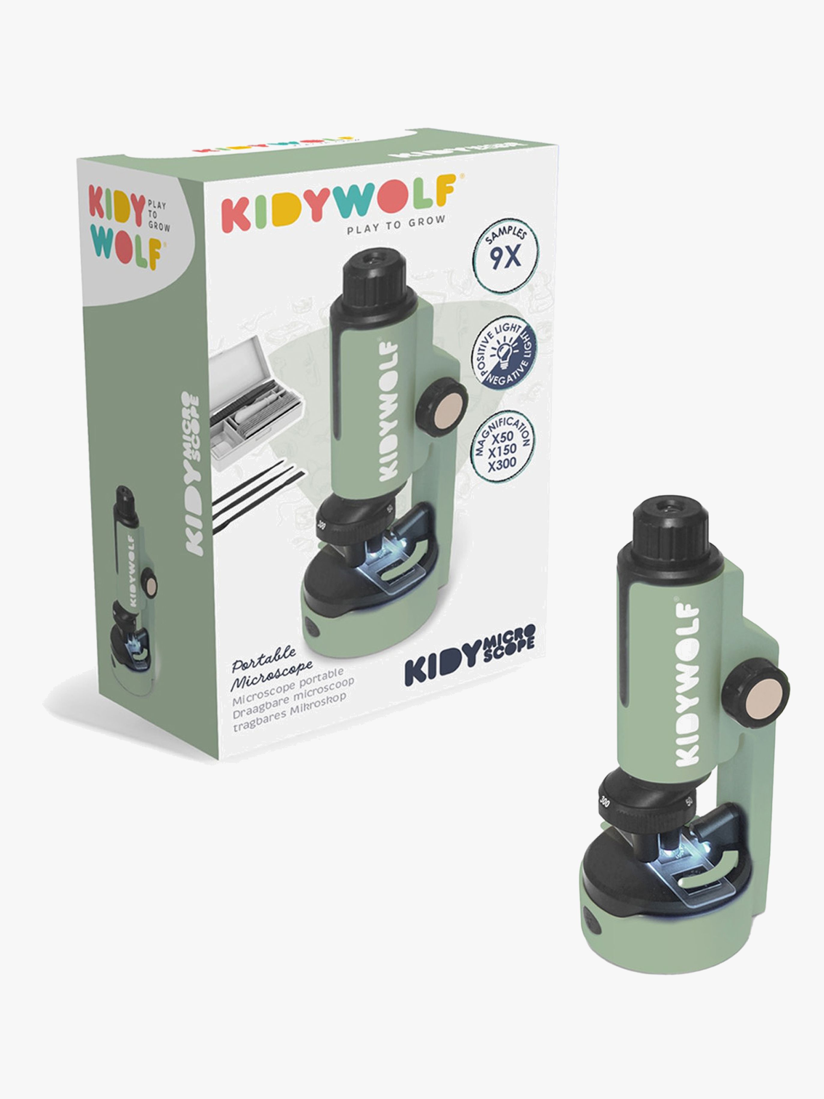 Kidywolf KIDYMICROSCOPE Mikroskop, Grøn