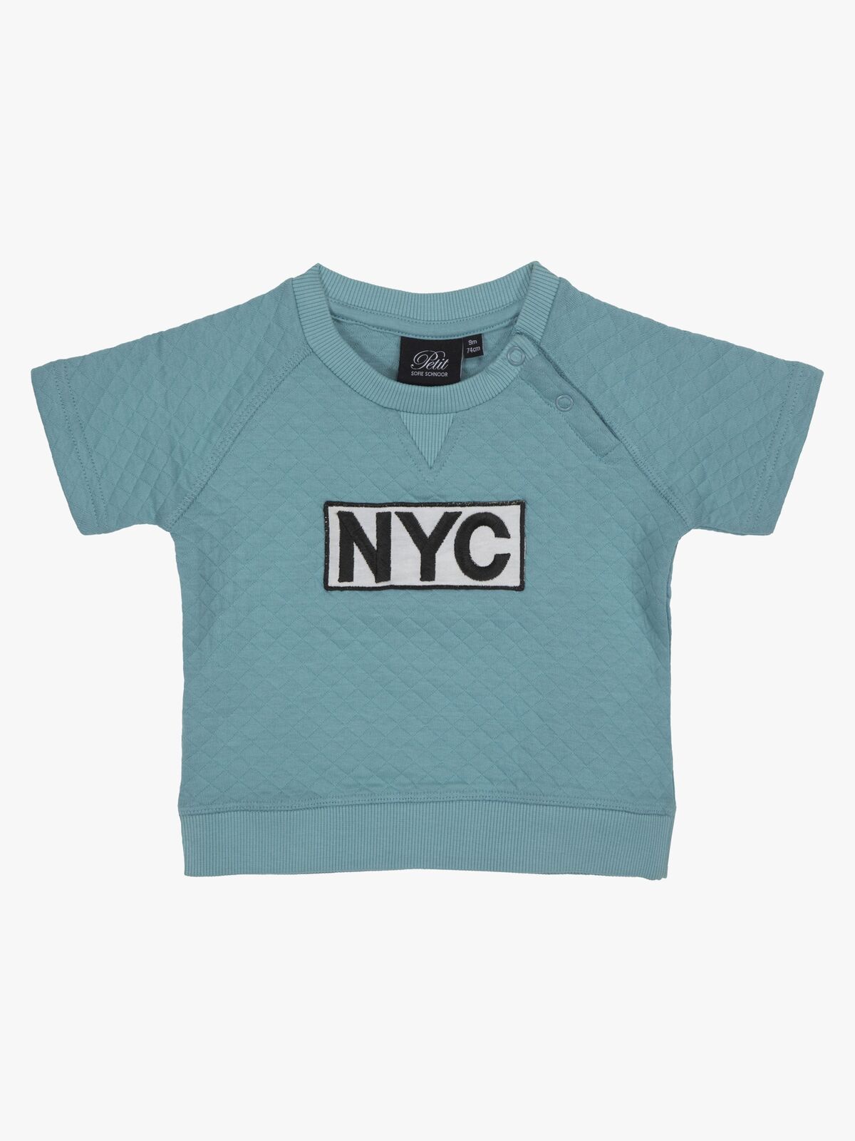 Petit by Sofie Schnoor T-shirt NYC, Aqua Blue