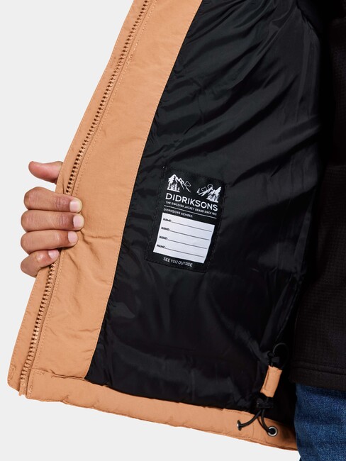 Didriksons Granite Dynejakke, Almond Brown