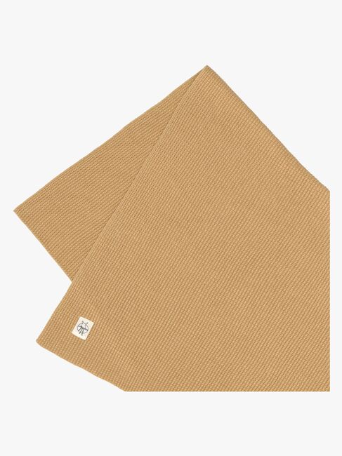 Lässig Strikket Tæppe 80x100, Nubs Camel