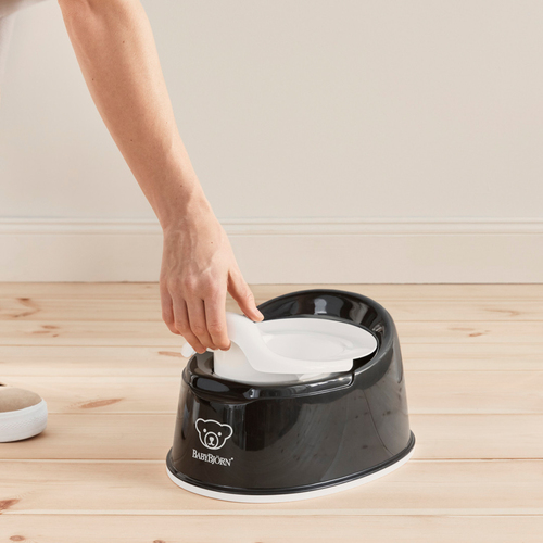 BabyBjörn Smart Potte, Sort/Hvid