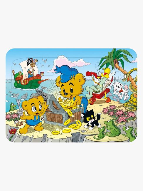 Kärnan Bamse Rammepuslespil Pirat 16 Brikker