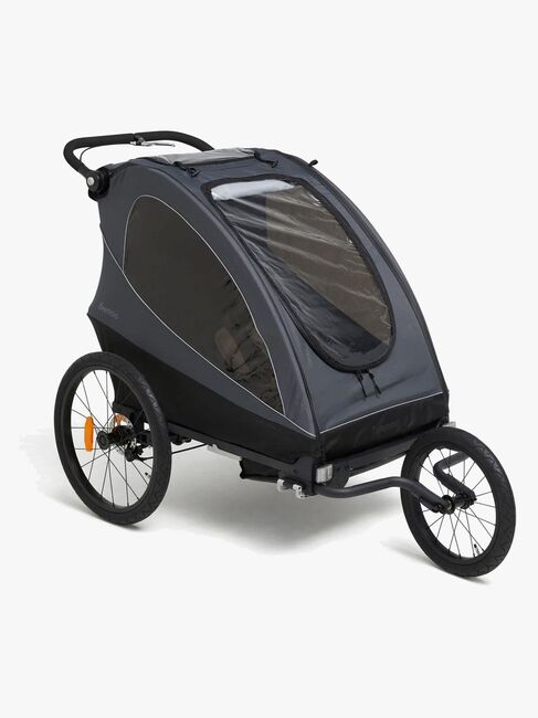 Beemoo Sporty Trail Cykelanhænger inkl. Løbesæt, Asphalt