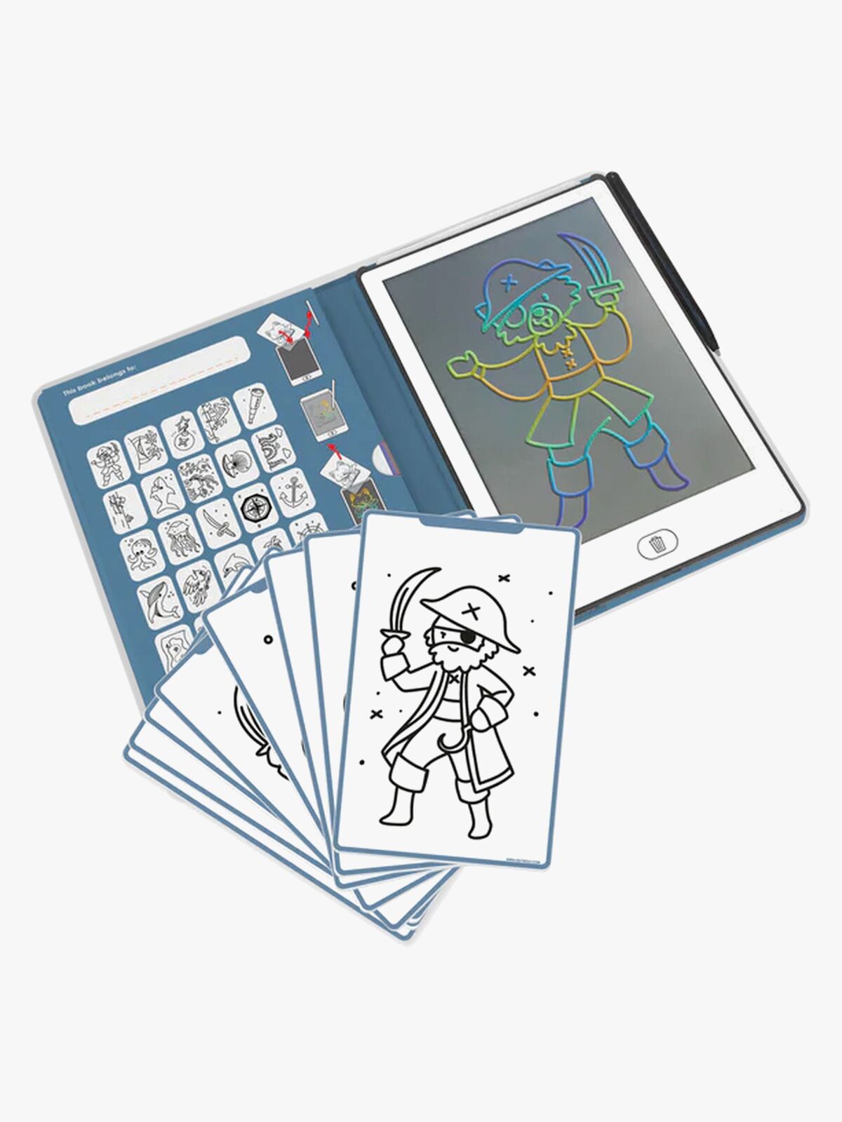 Kidywolf KIDYDRAW MINI Tegnetablet LCD Pirat