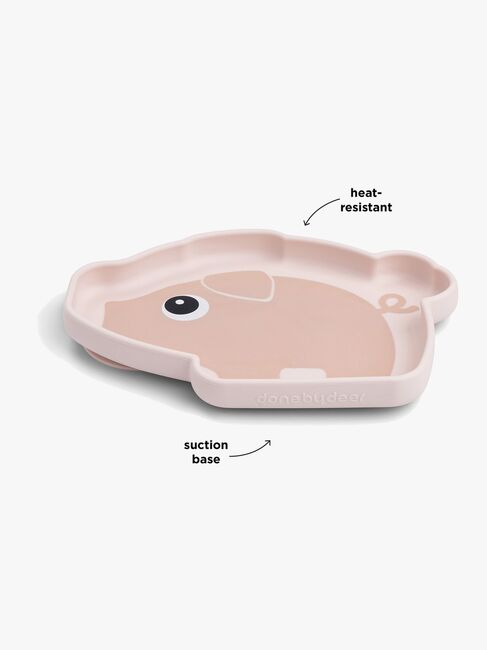 Done By Deer Stick & Stay Silikonetallerken, Pigee Powder