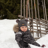 Lindberg Norrbotten Hue Uldblanding, Anthracite
