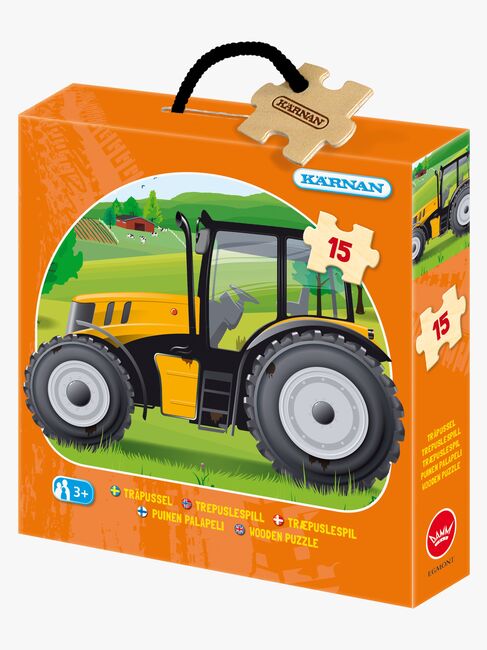 Kärnan Træpuslespil Traktor 15 Brikker