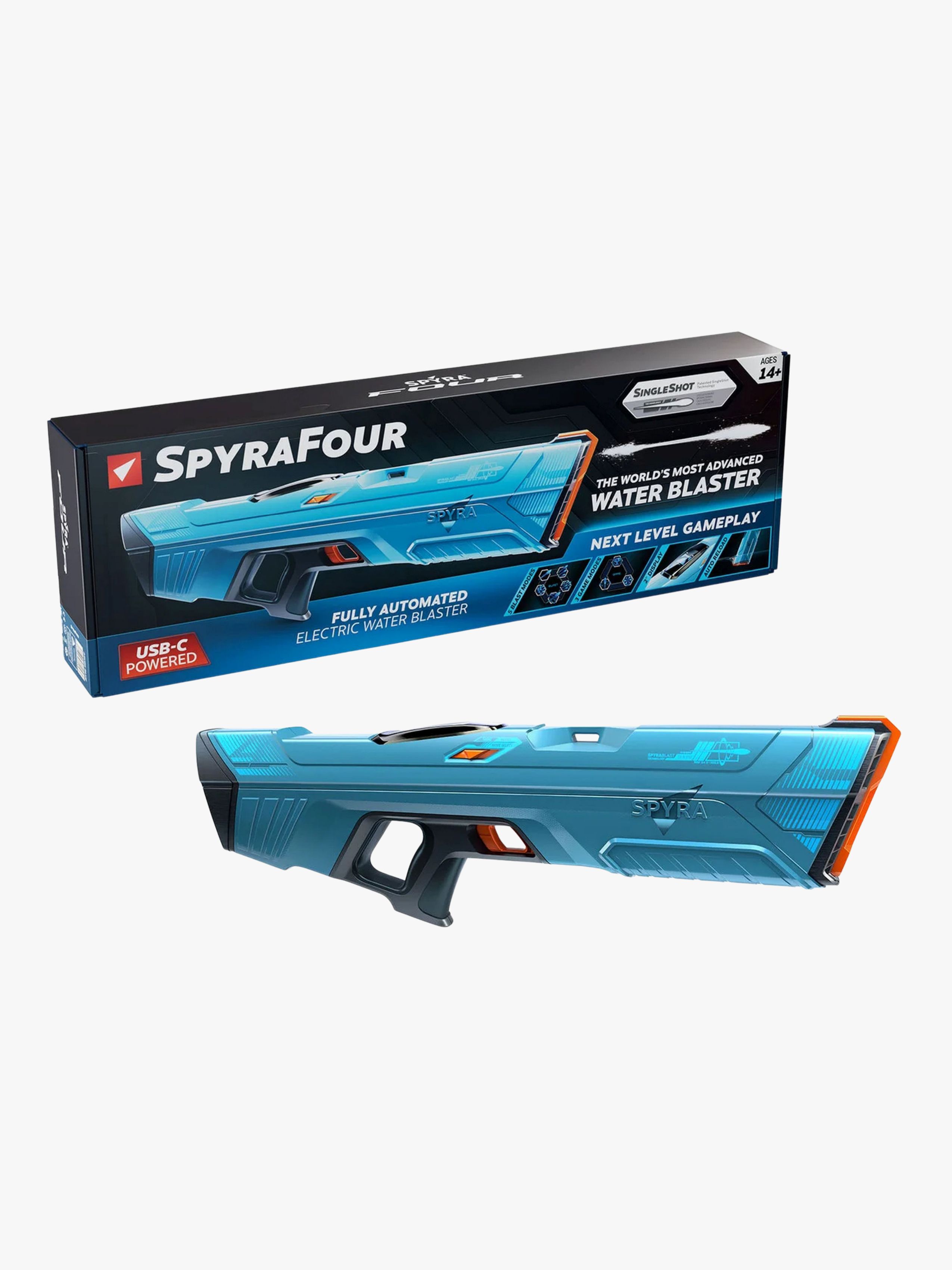 Spyra Vandpistol Four, Blå