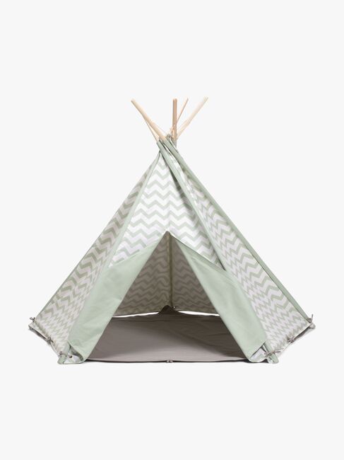Alice & Fox Legetelt Tipi, Grøn/Hvid