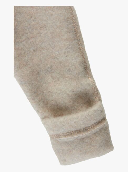 Mikk-Line Fleecetrøje Baby Merinould, Melange Offwhite