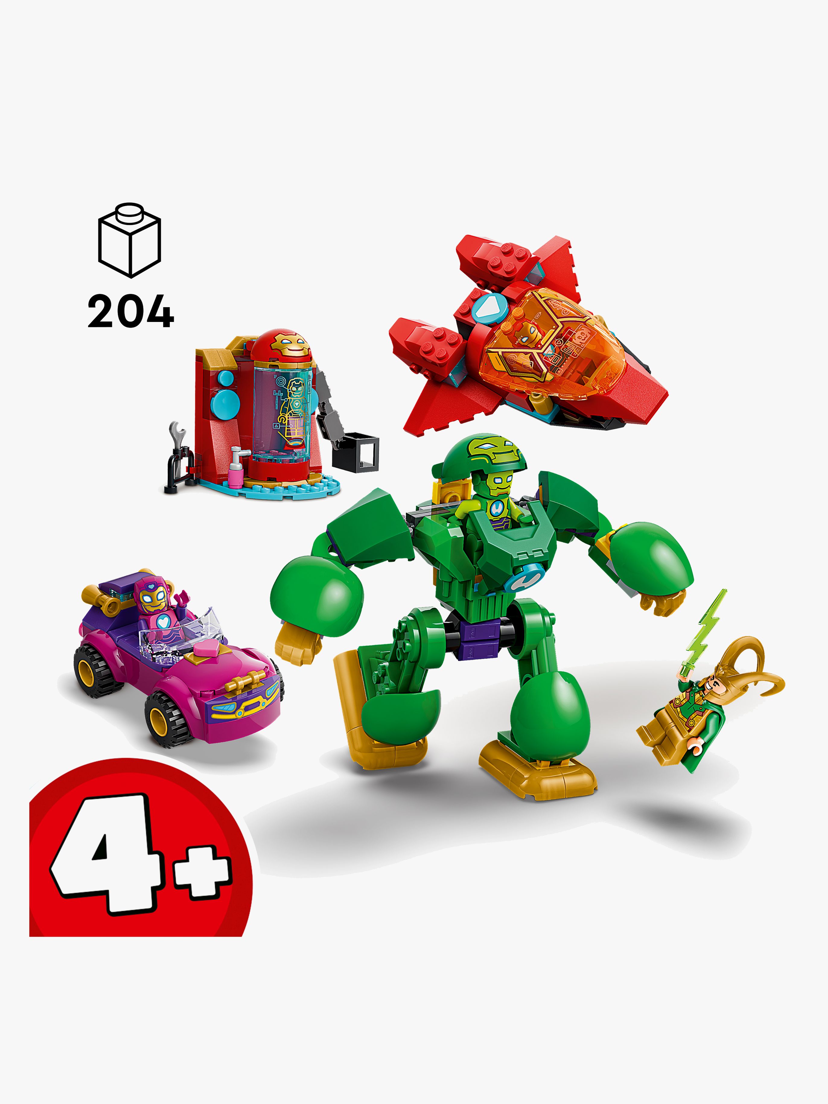 LEGO Disney Junior Marvel 11211 Loke mod Team Iron Man