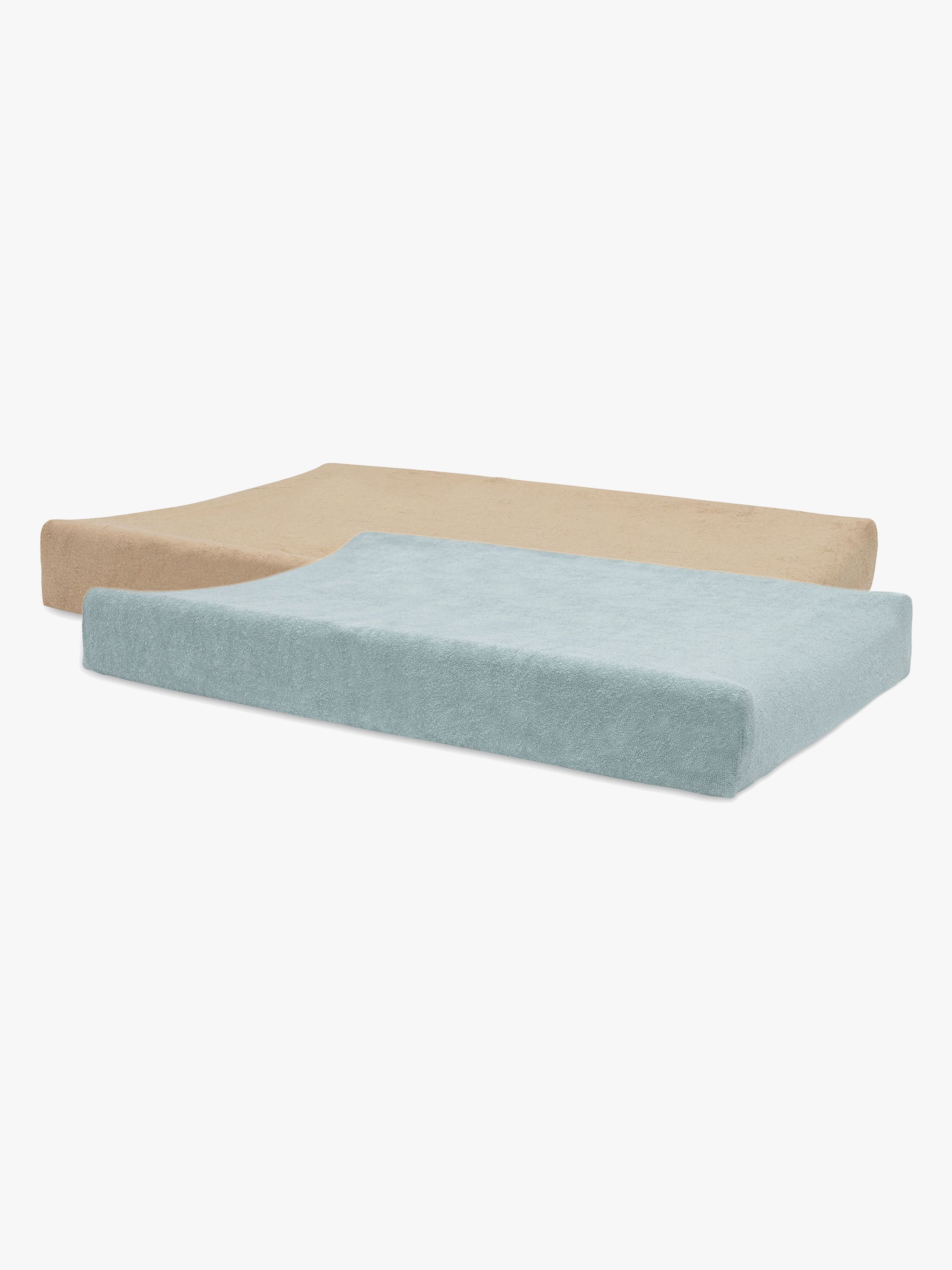 Jollein Puslepudebetræk 50x70cm 2-pak, Sea Green/Biscuit