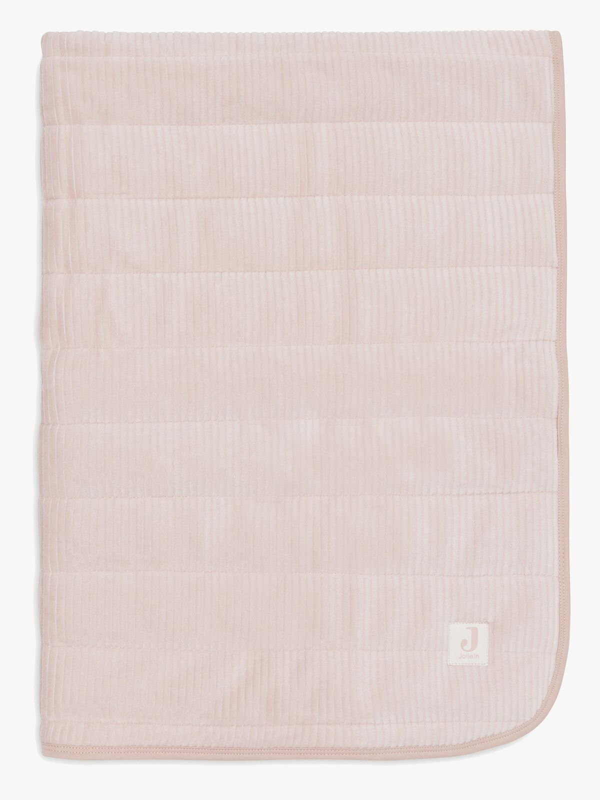 Jollein Tæppe 75x100 cm Velvet Rib, Wild Rose