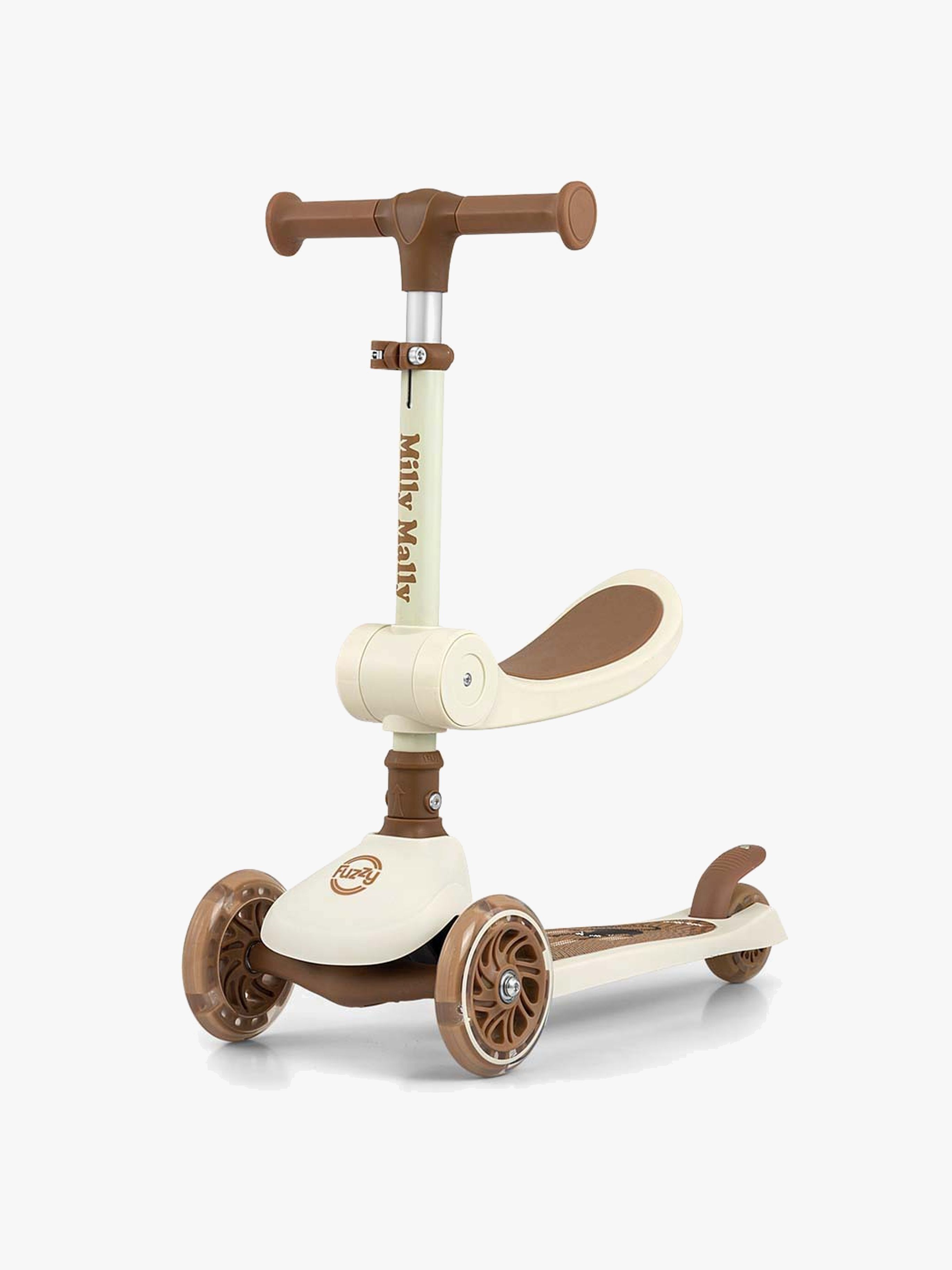 Milly Mally Fuzzy Løbehjul, Beige