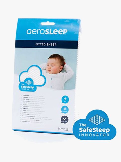 AeroMoov SafeSleep Faconsyet Lagen 60x110 cm til Weekendseng, Hvidt
